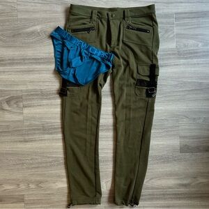 Andrew Christian | Glampground Cargo Pants & Sensual Brief Bundle (Small/Medium)